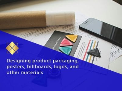 Product Packaging, Billboard, Logo, or Other Material Design